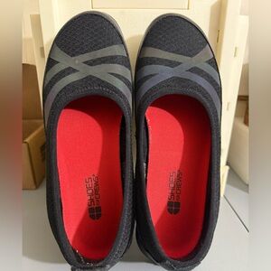 Shoes For Crew Black Water Resistant 37409 Yogi Women's Size 6.5 Work Shoes Flat